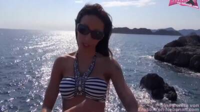 German Skinny Latina Amateur Tee Fucks At Beach From Mallorca - hclips.com