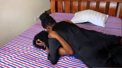Real amateur African lesbians on sex tape - drtuber.com