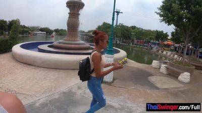 Big ass Thai amateur girlfriend fun day out with horny sex once back home - hotmovs.com - Thailand