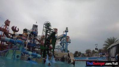 Big Ass Thai Amateur Girlfriend Waterpark Fun And Sex At Home After - hclips.com - Thailand