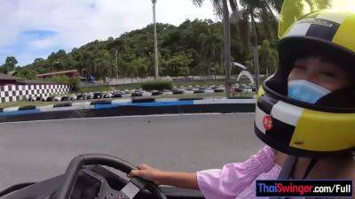 Cute Thai Amateur Teen Girlfriend Go Karting And Recorded On Video After - hclips.com - Thailand